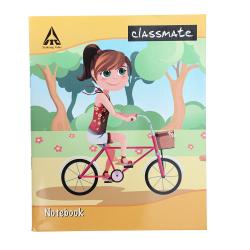 CLASSMATE NOTEBOOK  SOFT COVER SINGLE LINE 19 X 15.5 CM  172 PAGES